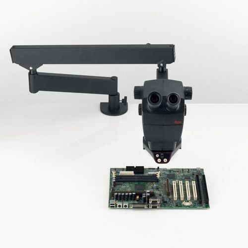 Stereomicroscopio ottico - A60 F - Leica Microsystems - per ispezione / medico / con braccio flessibile