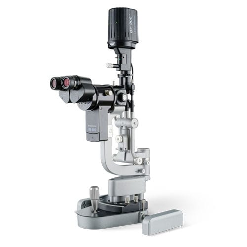 Lampada a fessura digitale - BP 900 - Haag-Streit Diagnostics - da tavolo