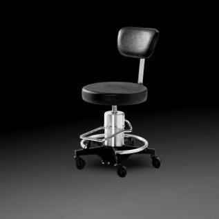 Sgabello per struttura sanitaria - 546 - Haag-Streit Diagnostics - ad altezza regolabile / girevole / basculante