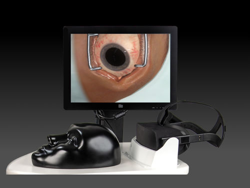 Simulatore didattico - Haag-Streit Diagnostics - per cure oftalmiche / realtà virtuale / aptico