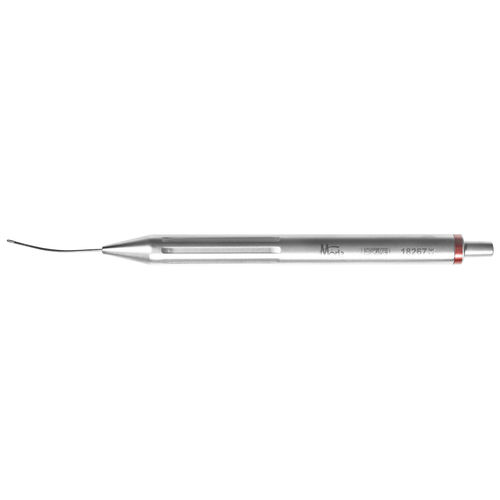 Cannula di irrigazione - Moria Surgical - per iniezione intravitreale / curva