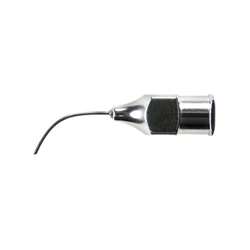 Cannula di aspirazione - 9623 - Moria Surgical - di irrigazione / per iniezione intravitreale / curva