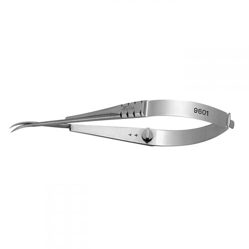 Microforbici per chirurgia oftalmica - 9601 - Moria Surgical - Iris / par paziente umano / curvo