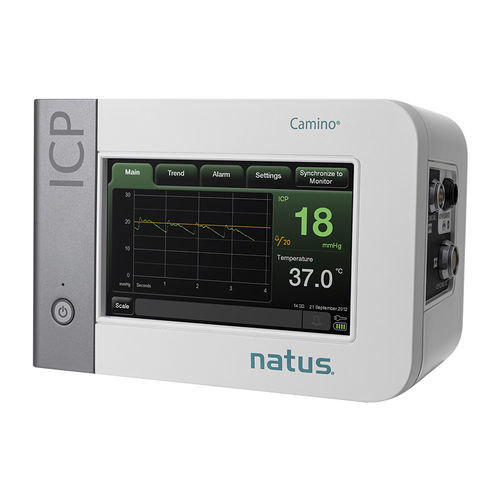Monitor multiparametrico compatto - Camino® - Natus Hearing & Balance - di temperatura / di pressione intracranica / per terapia intensiva