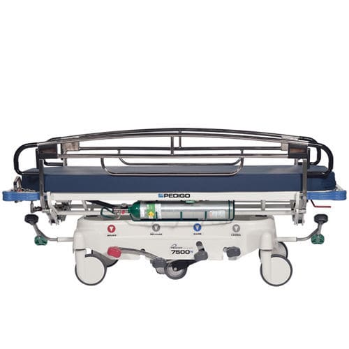 Barella con carrello di trasferimento - 7500 Series - Pedigo - per traumatologia / idraulica / pneumatica