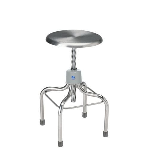 Sgabello per ambulatorio - P-1037-SS - Pedigo - ad altezza regolabile / girevole / in acciaio inossidabile