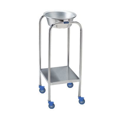 Porta-catino con rotelle - P-1078-W/S-SS - Pedigo - in acciaio inossidabile