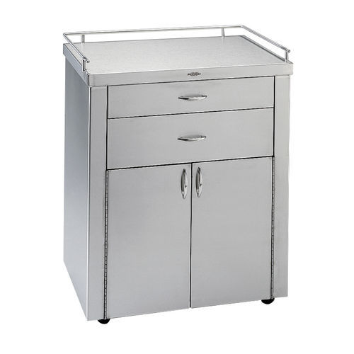 Armadio per ospedale - P-5091 - Pedigo - in acciaio inossidabile / 2 cassetti / 2 porte
