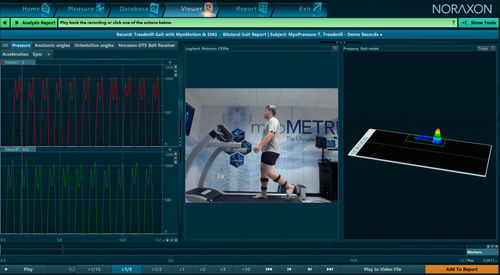 Software di analisi - myoPRESSURE™  - NORAXON - per elettrofisiologia