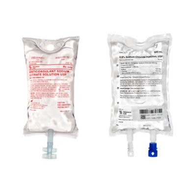 Sacca per infusione soluzione salina - 6B1285 - Fresenius Kabi - in polivinilcloruro (PVC)