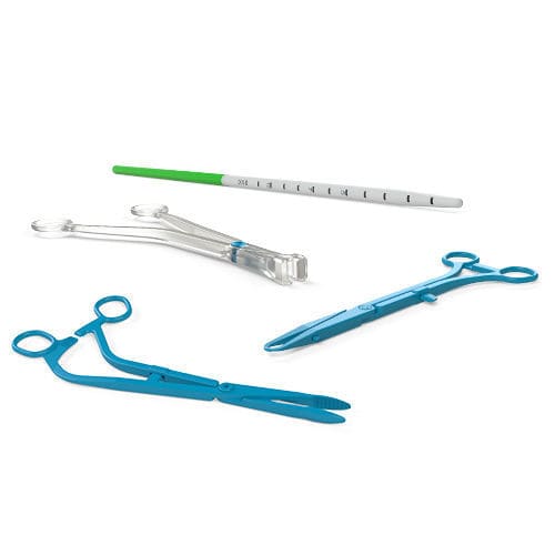 Strumentario chirurgico per posa/estrazione di spirale intrauterina - PS series - Prince Medical - sterile / monouso