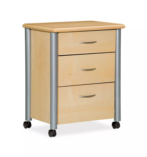 Armadio per ospedale - Metropolitan - Welch Allyn - con rotelle / con cassetti / beige