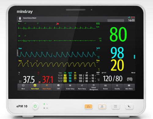 Monitor portatile per paziente - ePM10 - Mindray - compatto / comodino / ECG