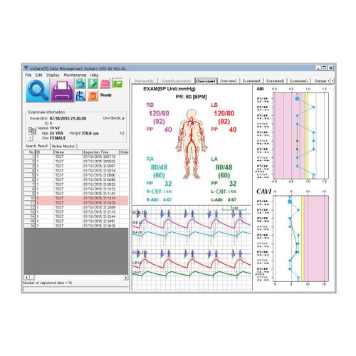 Software per esami vascolari - VSS-50 - Fukuda Denshi - medico / di gestione dati / di acquisizione