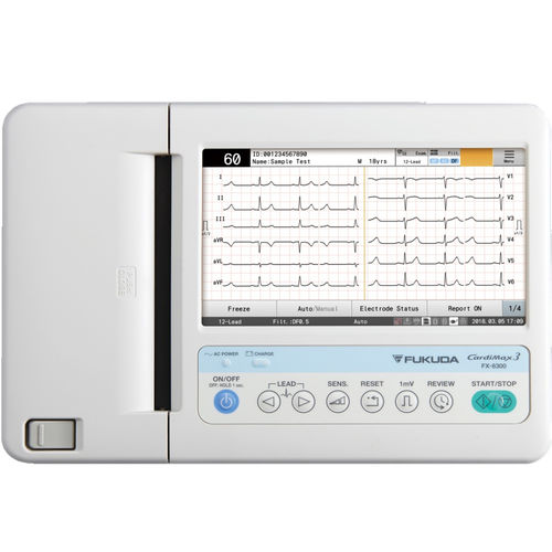 Elettrocardiografo da riposo - FX-8300 - Fukuda Denshi - 12 canali / digitale / con stampante