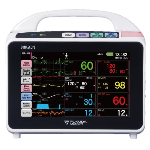 Monitor paziente comodino - DS-8007 - Fukuda Denshi - portatile / modulare / compatto