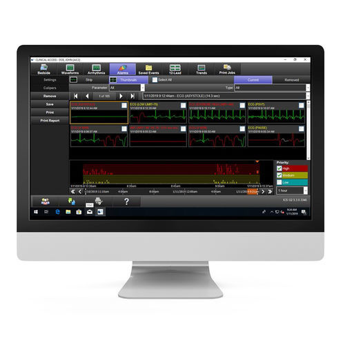 Software di analisi - Intesys® - Spacelabs Healthcare - di gestione dati / di gestione dati dei pazienti / di acquisizione
