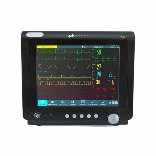 Monitor multiparametrico compatto - C50  - Spacelabs Healthcare - comodino / ECG / RESP