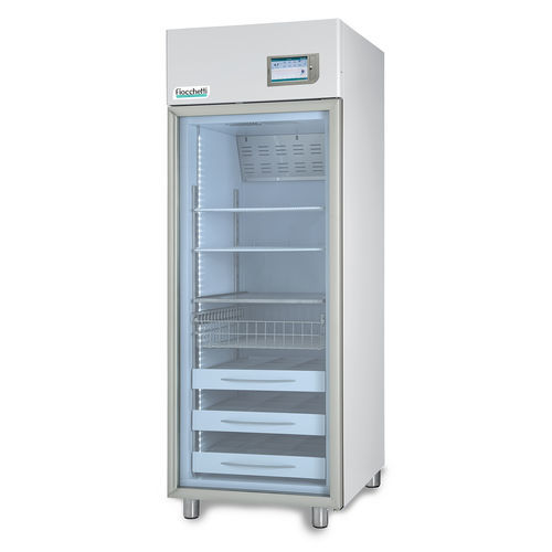Congelatore per plasma ematico - PLASMA-VISION 700 TOUCH - Fiocchetti Scientific - ad armadio / 1 porta / con porta in vetro