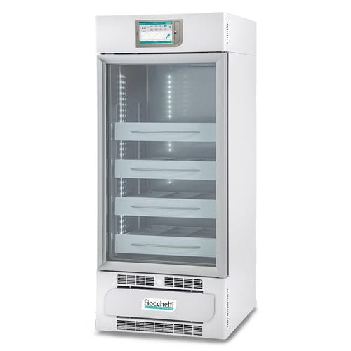 Frigorifero per banca del sangue - EMOTECA 200 TOUCH - Fiocchetti Scientific - ad armadio / 1 porta / con porta in vetro