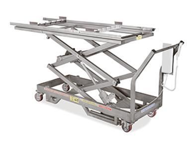 Carrello mortuario per movimentazione - CRR012 - Fiocchetti Scientific - di trasferimento / da trasporto / di carico