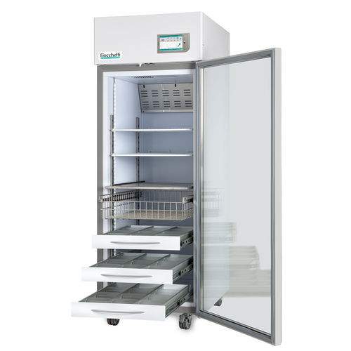 Congelatore da laboratorio - PLASMA-VISION 700 TOUCH - Fiocchetti Scientific - per plasma ematico / per banca del sangue / verticale