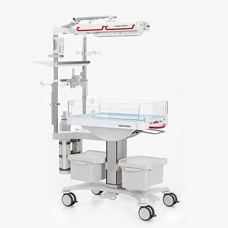 Tavolo di rianimazione neonatale su rotelle - VARIOTHERM® - Weyer