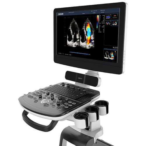 Ecografo su piattaforma compatto - QBit 9 - CHISON Medical Technologies - per ecografia cardiovascolare / con doppler a colori / in bianco e nero
