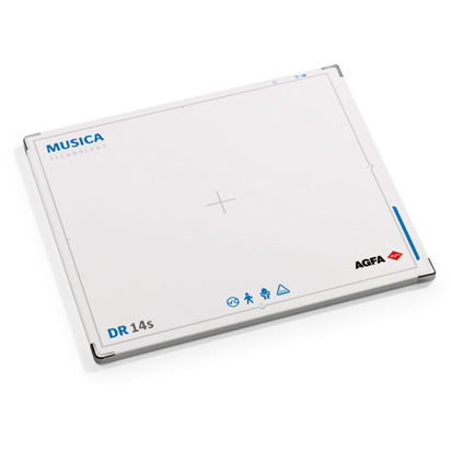 Rilevatore a pannello piatto per radiografia multidisciplinare - DR 14s - AGFA - portatile / con connessione wireless / 14 x 17