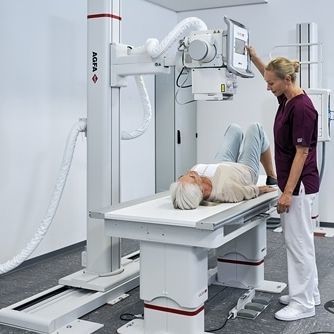 Sistema di radiografia digitale - VALORY&trade; - AGFA - per radiografia multidisciplinare / con bucky da terra / a pavimento