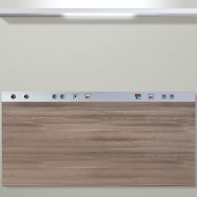 Trave testaletto a muro - Q 100  - SCHYNS - modulare / per reparto di terapia intensiva / per camera di degenza