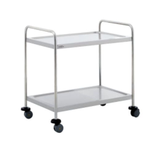 Carrello per sala operatoria - 40085 - Üzümcü Medical Devices - per apparecchio / in acciaio inossidabile / con ripiano