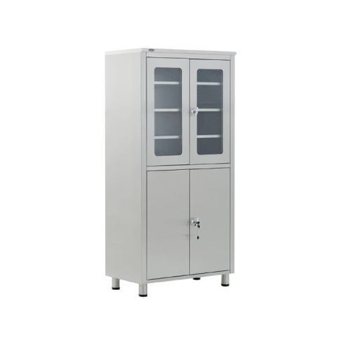 Armadio per sala operatoria - 40503 - Üzümcü Medical Devices - con sportello / con ripiano / in acciaio inossidabile