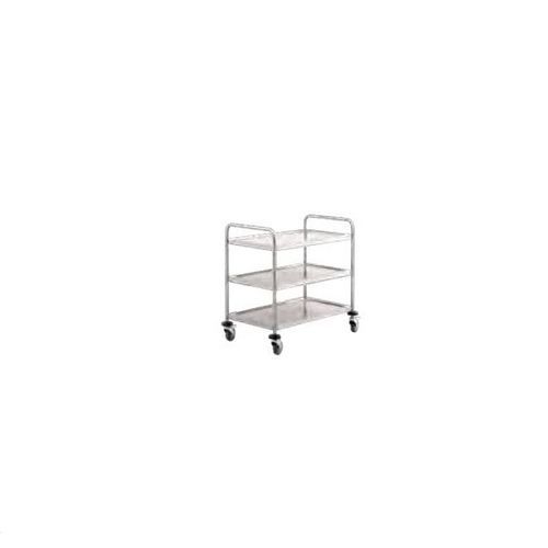 Carrello per apparecchio - 40088 - Üzümcü Medical Devices - per sala operatoria / in acciaio inossidabile / con ripiano