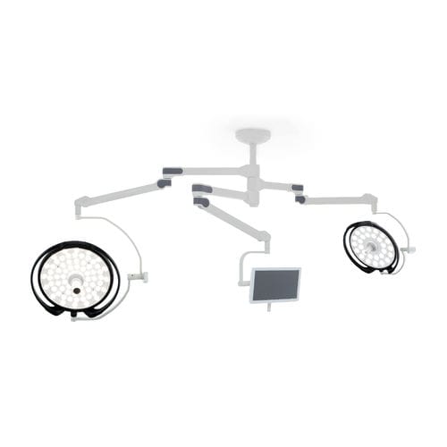 Lampada scialitica a soffitto - DL-62CM - Üzümcü Medical Devices - LED / 3 bracci / 96