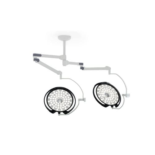 Lampada scialitica a soffitto - DL-66D - Üzümcü Medical Devices - LED / 2 bracci / 96