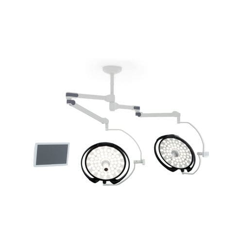 Lampada scialitica a soffitto - DL-66CMW - Üzümcü Medical Devices - LED / 2 bracci / 96