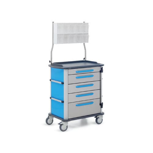 Carrello per medicazione - 74202 - Üzümcü Medical Devices - di emergenza / portamedicinali / di pulizia