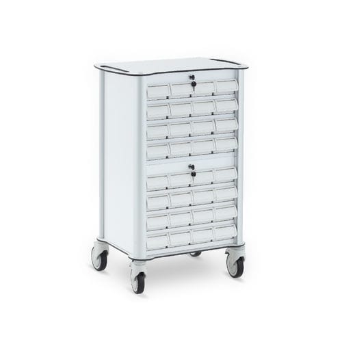 Carrello medico - 55.1382 - Üzümcü Medical Devices - per farmaci / in acciaio inossidabile / in alluminio