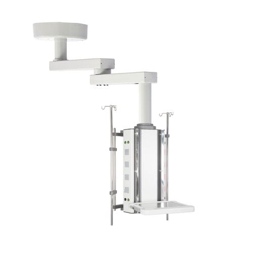 Braccio di distribuzione a soffitto - 5070.75  - Üzümcü Medical Devices - per terapia intensiva / articolato / con colonne