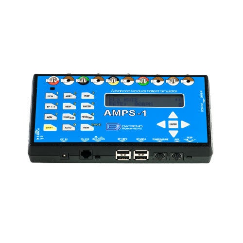 Simulatore multiparametrico - AMPS-1 - Datrend Systems - di segnali vitali / per terapia intensiva / per interventi di emergenza