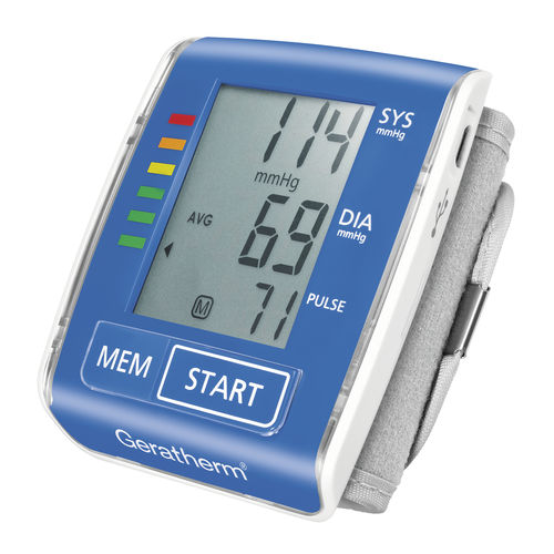 Sfigmomanometro elettronico oscillometrico - active control - Geratherm Medical AG - per polso / con bracciale integrato / con porta USB