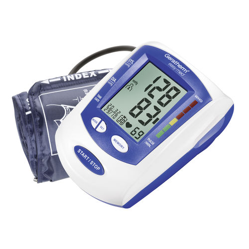 Sfigmomanometro elettronico oscillometrico - easy med - Geratherm Medical AG - a batteria ricaricabile / con bracciale adulti / 3x30