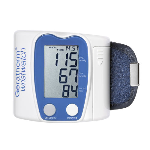 Sfigmomanometro elettronico oscillometrico - KP-6130 - Geratherm Medical AG - per polso / con bracciale integrato / a batteria ricaricabile