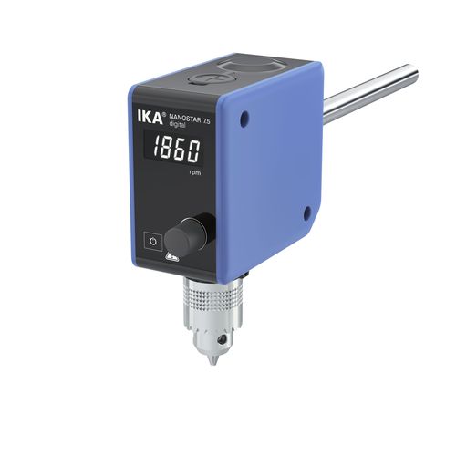 Agitatore di laboratorio magnetico - NANOSTAR 7.5  - IKA - ad asta / digitale / compatto