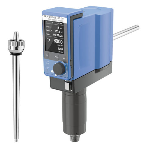Agitatore di laboratorio ad asta - EUROSTAR 20 high speed control - IKA - digitale / programmabile