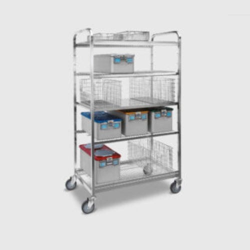 Carrello medico - 999M0BNST series - Steelco - per contenitori di sterilizzazione / da laboratorio / per uso generale