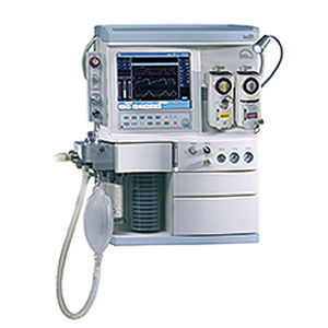 Sistema per anestesia a muro - Leon plus - Löwenstein Medical - con monitoraggio respiratorio / con ventilatore / con sistema di evacuazione dei gas anestetici