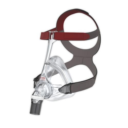 Maschera di ventilazione per trattamento dell’apnea notturna - CARA  - Löwenstein Medical - trasparente / regolabile