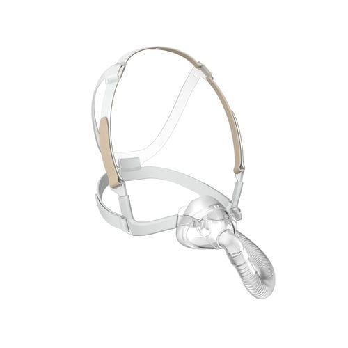 Maschera di ventilazione nasale - JULIA - Löwenstein Medical - per trattamento dell’apnea notturna / in plastica / trasparente